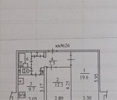 2-комн, 53кв м, этаж 4/5 улица Калевала, 1
