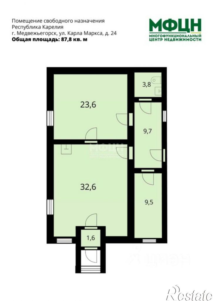 Помещение свободного назначения Медвежьегорск