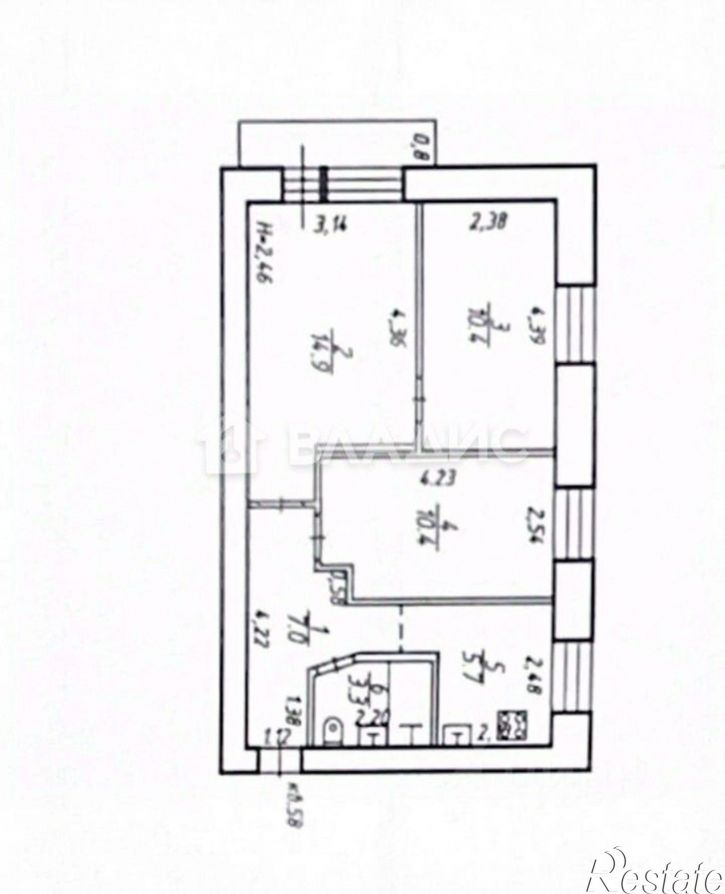 3-комн квартира проезд Бумажников, 2а,  д. 2а