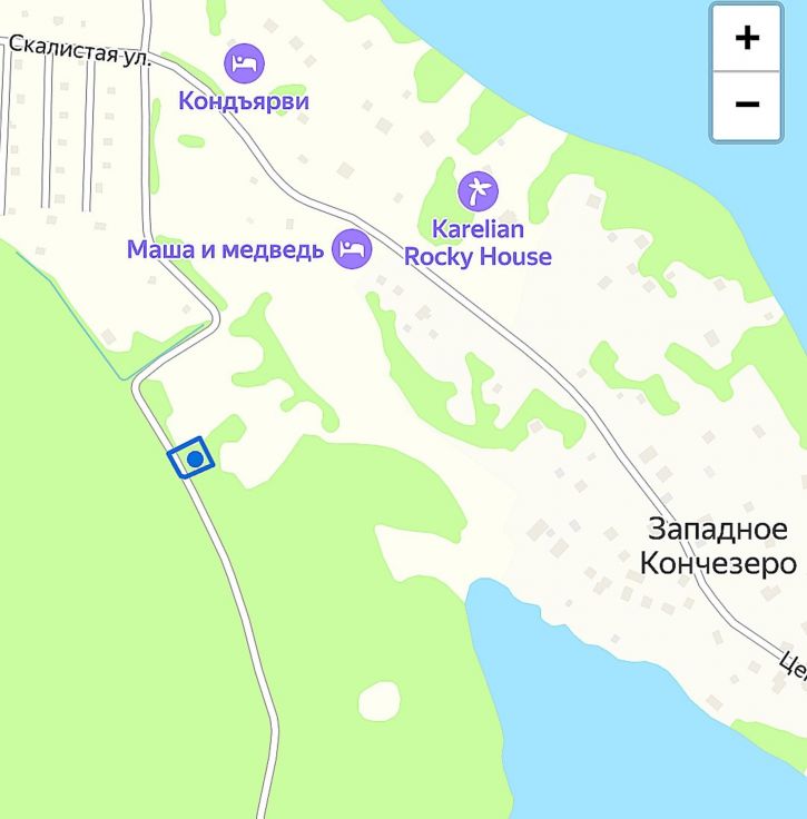 Земельный участок д. Западное Кончезеро