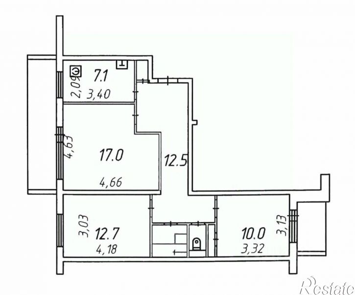 3-комн квартира Карелия республика, Петрозаводск